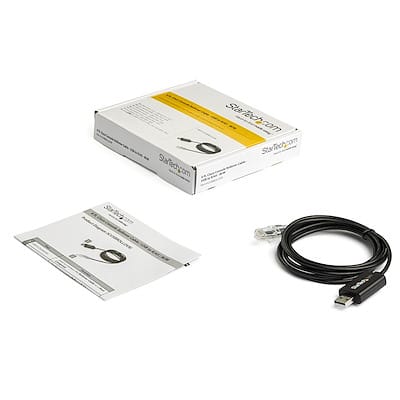 Cable de Consola Cisco USB-A a RJ45 – 6 ft (1.8 m) Rollover