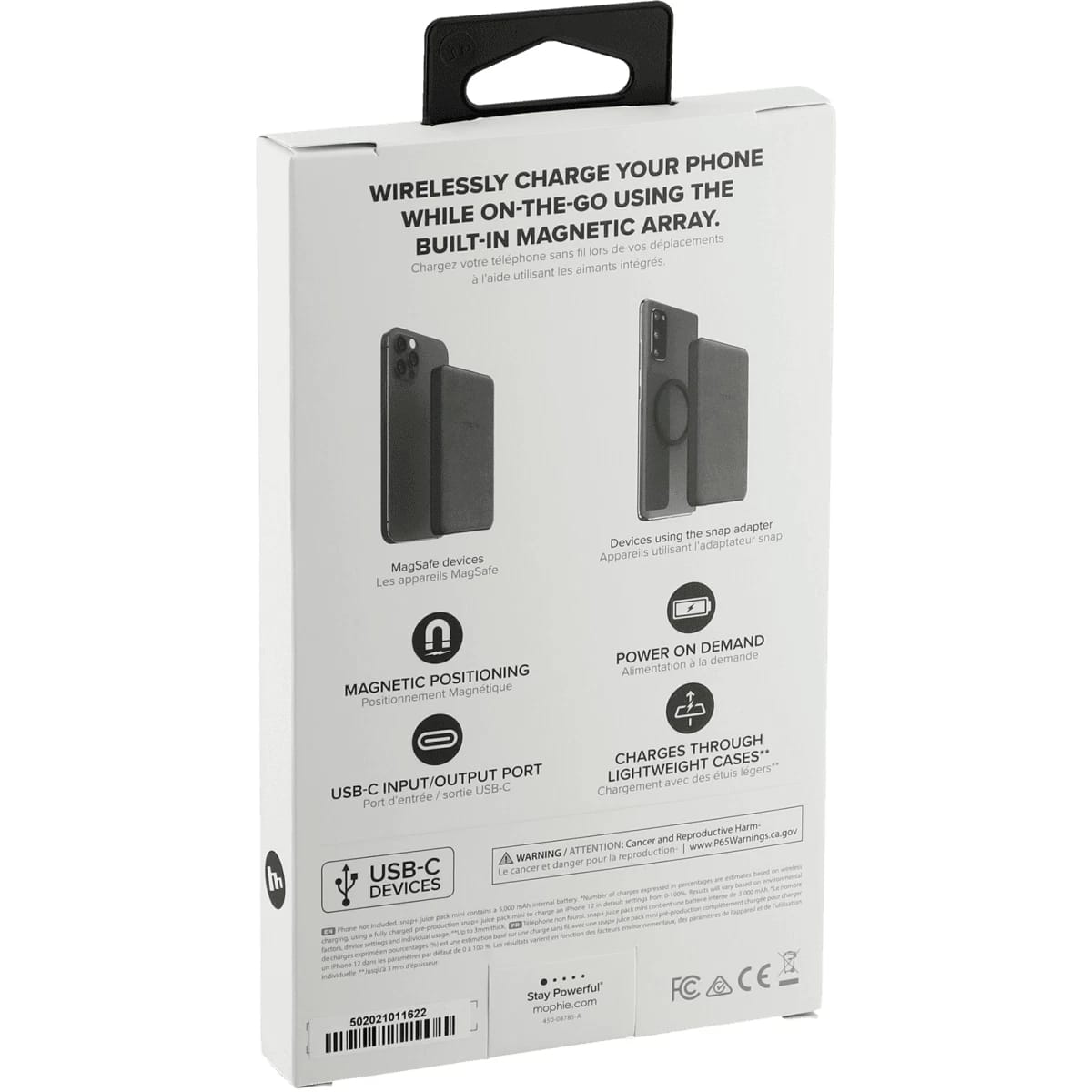 Mophie Snap+ Juice Pack Mini – Power Bank y Soporte Magnético 5 000 mAh