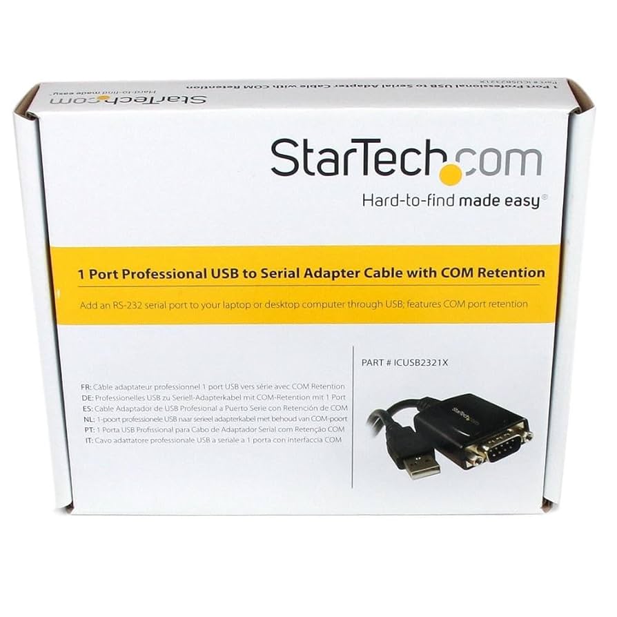 1 Port Professional USB to Serial Adapter Cable whith COM Retention