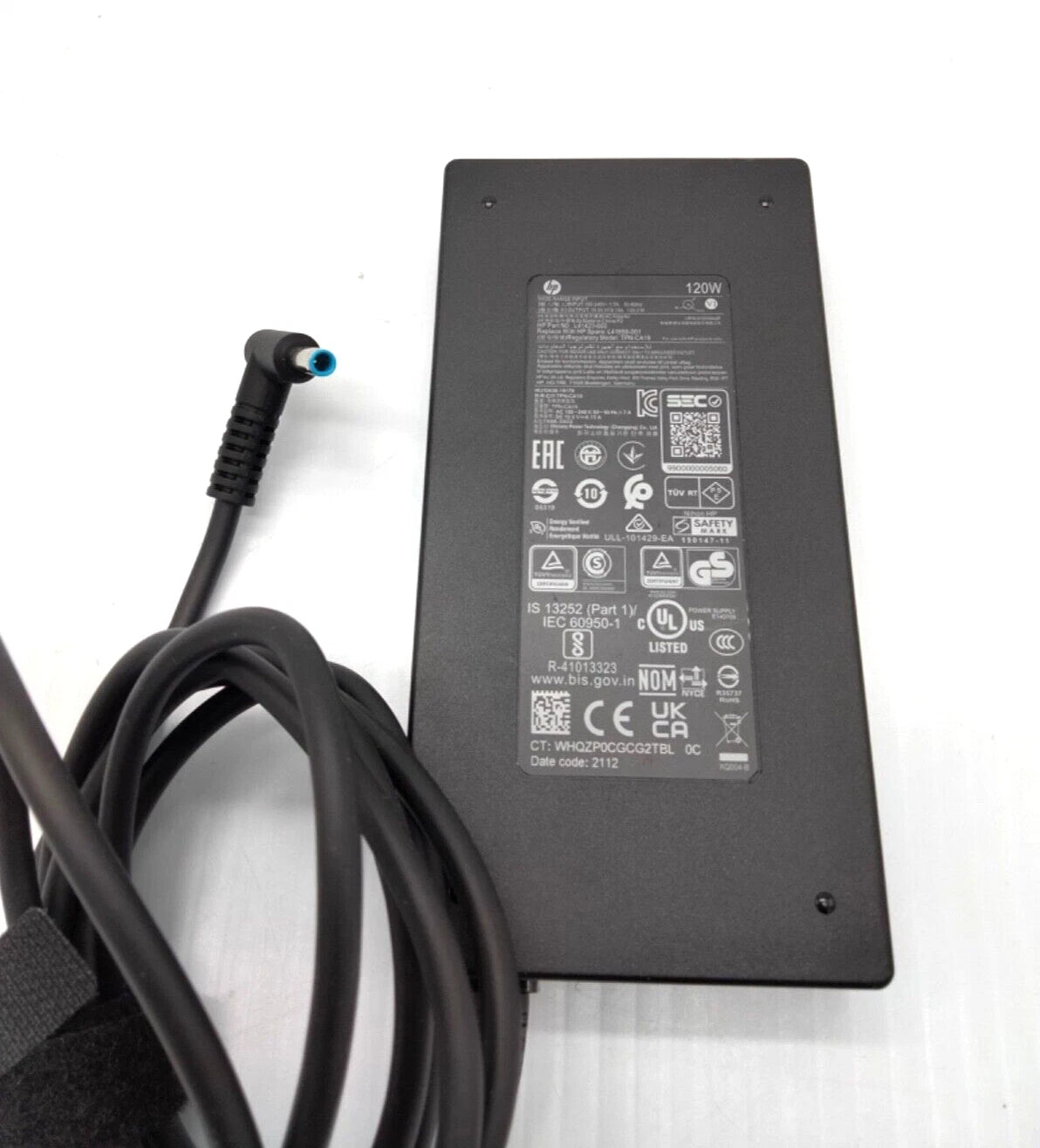 Adaptador HP 120 W – Punta fina Blue