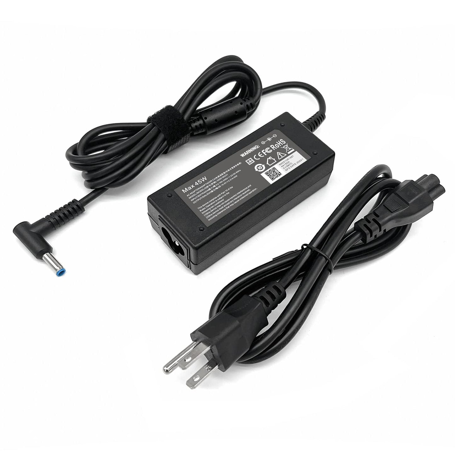 HP 45 W – Adaptador AC Punta Fina Blue Tip (19.5 V, 2.31 A)