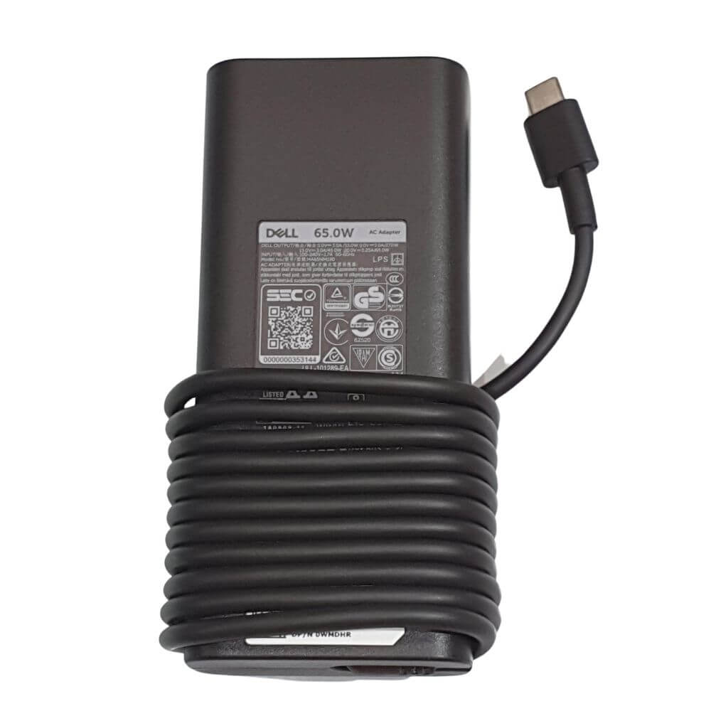 Dell 65 W USB‑C AC Adapter – Power Delivery (PD)