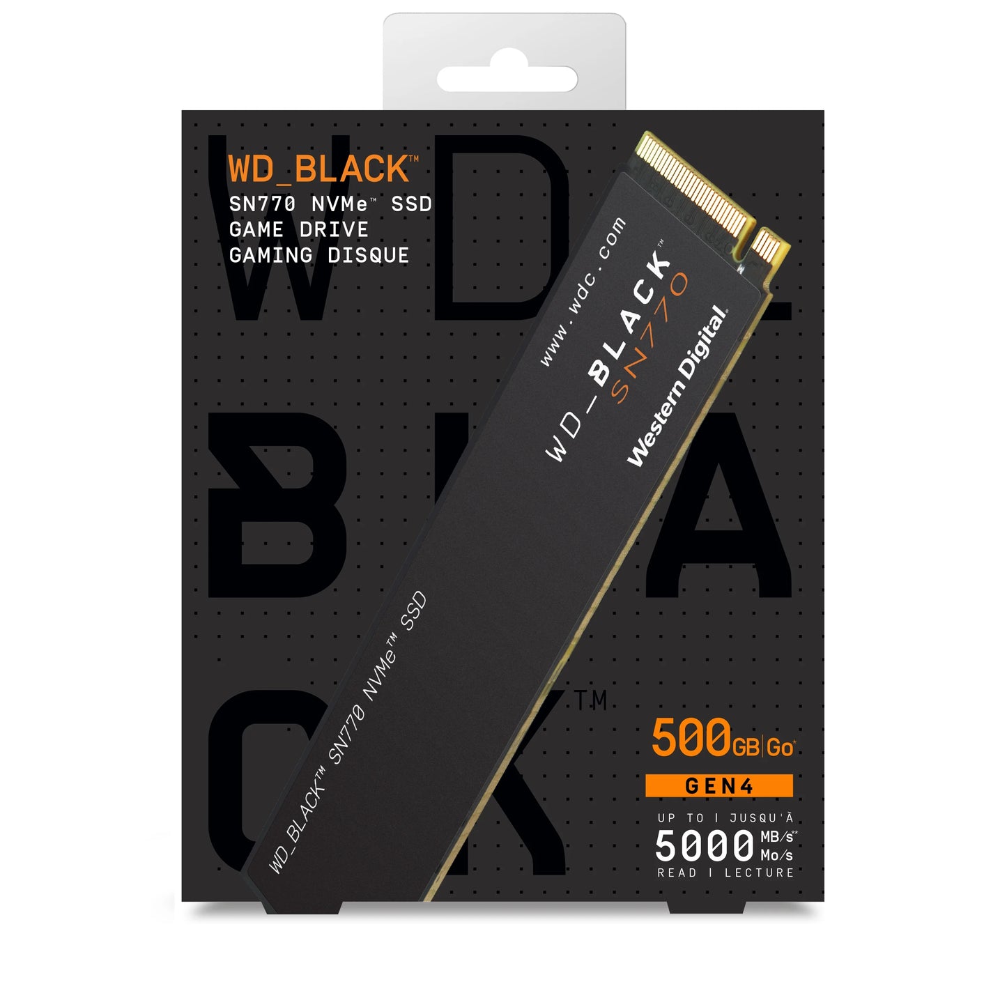 WD_BLACK SN770 NVMe SSD – 500GB (Gen4)