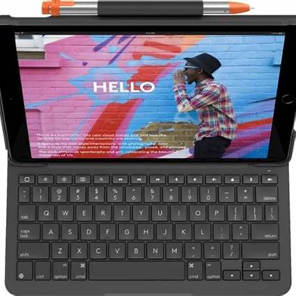 Logitech Slim Folio Teclado Funda para iPad 10,2″ (7.ª, 8.ª, 9.ª Gen)