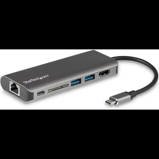 USB-C‑Multiport Adapter whith SD Card Reader– HDMI 4K - GbE - 2× USB 3.0 - Power Delivery