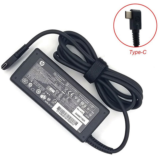 HP 45 W USB‑C Power Adapter – Puerto Tipo C (Modelo 1MZ01AA / N8N14AA)