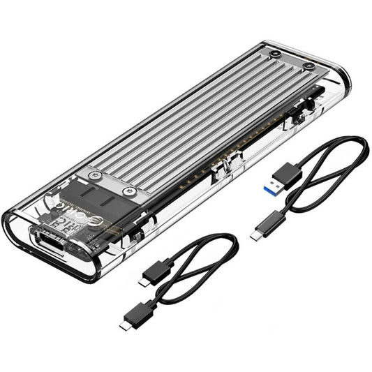 ORICO Enclosure Transparente para SSD M.2 – USB‑C Ultra‑rápido