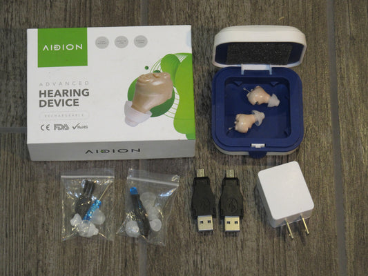 AIDION Advanced Hearing Device – Solución Auditiva Recargable