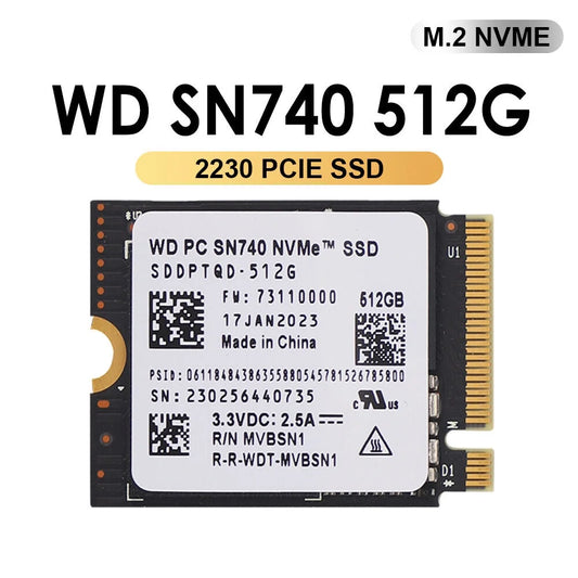 Western Digital PC SN740 512 GB – SSD NVMe PCIe Gen4 x4 M.2