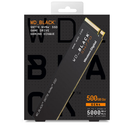 WD_BLACK SN770 NVMe SSD – 500GB (Gen4)