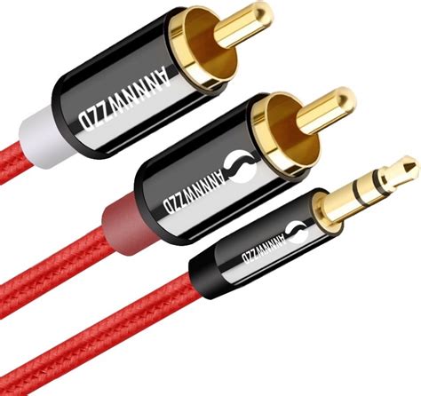 Cable de Audio 3.5 mm TRS a 2 RCA